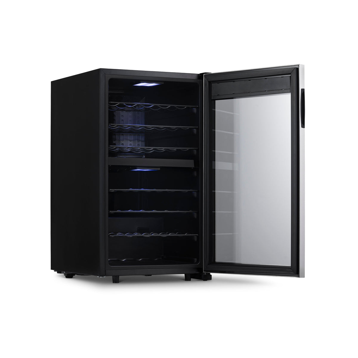 Newair® 43-Bottle 18.9" Stainless Steel Freestanding Dual Zone Wine Fridge