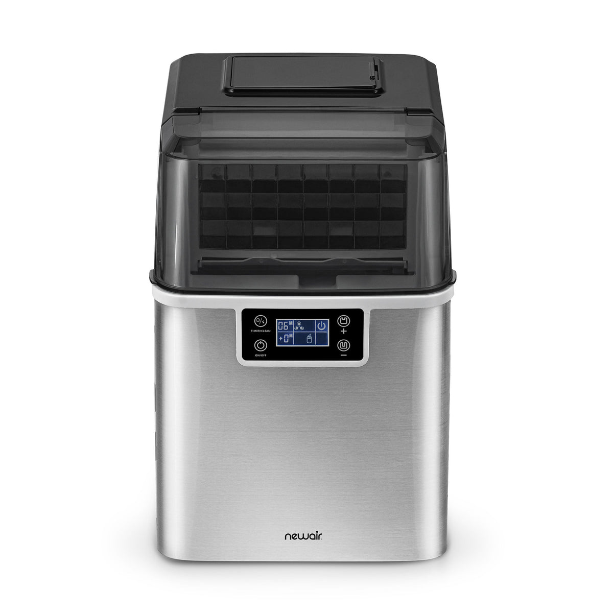 Newair® Countertop Ice Maker. Clear Ice, 45 lbs/day - Stainless Steel