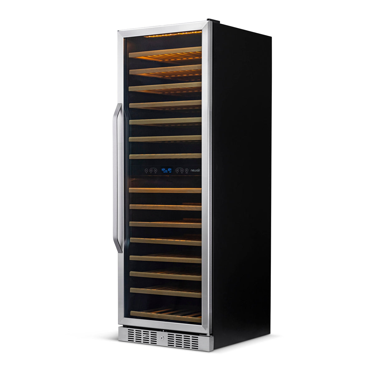 Newair® 160-Bottle 27" Built-In Dual Zone Wine Fridge - Stainless Steel