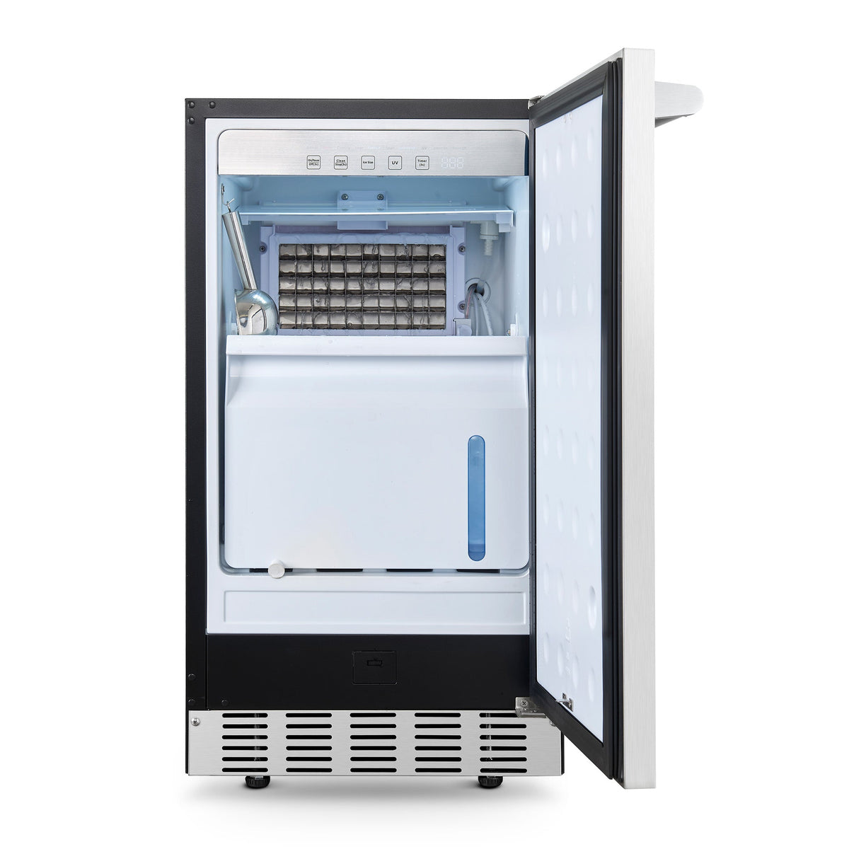 Newair 18” Undercounter Clear Ice Maker, 62–100 lbs