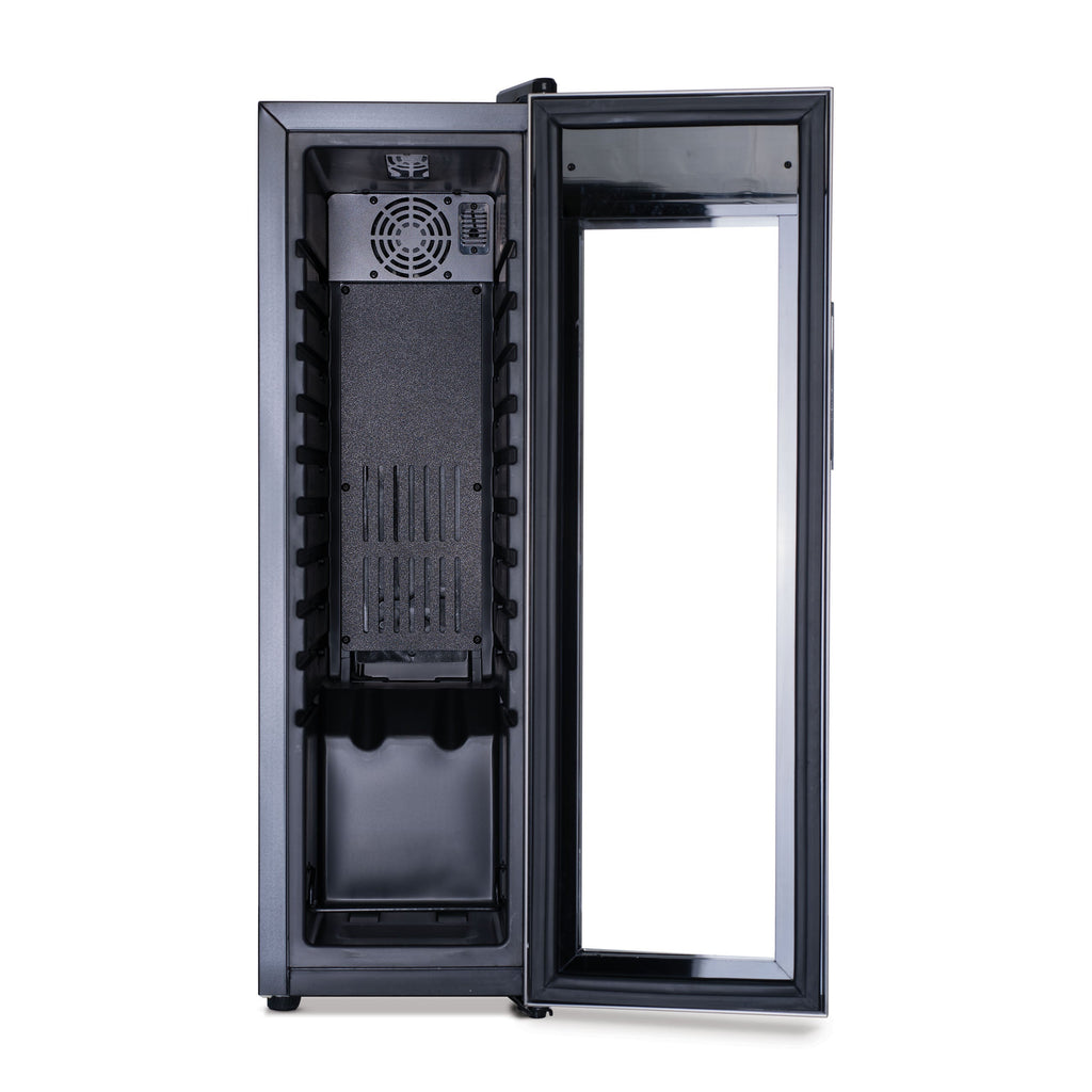 Newair® 12-Bottle 9.9" Stainless Steel Freestanding Wine Fridge
