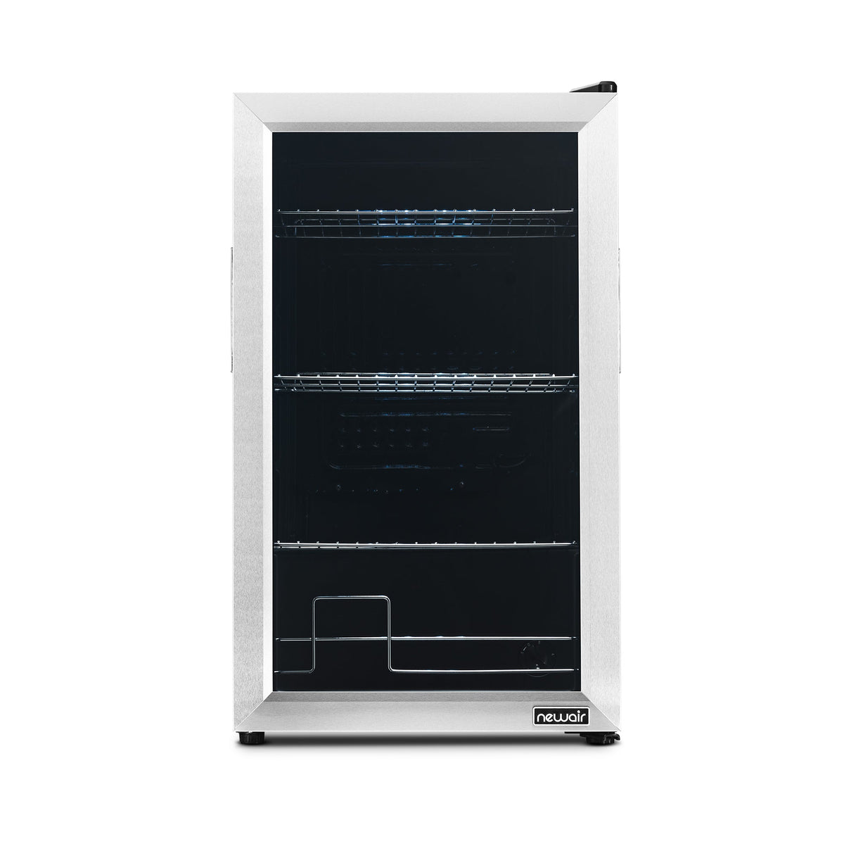 Newair® 100-Can Freestanding Stainless Steel Beverage Fridge - 16.93"