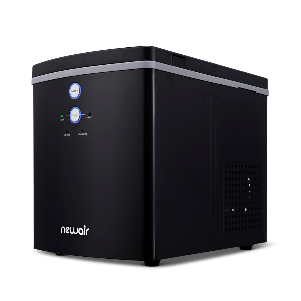 Newair® Countertop Ice Maker. Bullet Ice, 33 lbs/day - Black