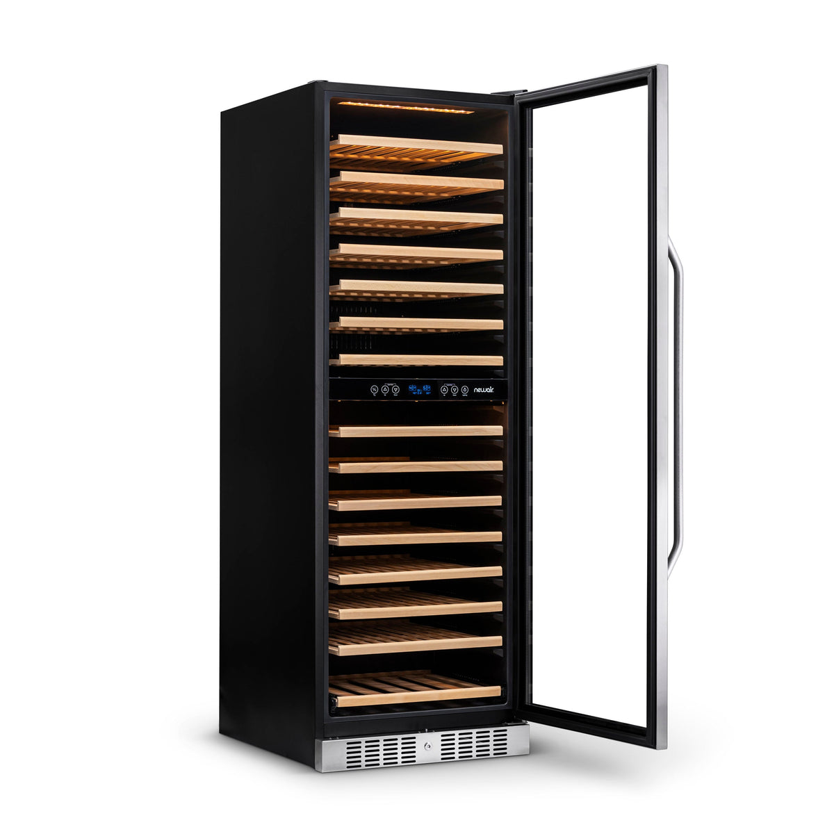 Newair® 160-Bottle 27" Built-In Dual Zone Wine Fridge - Stainless Steel