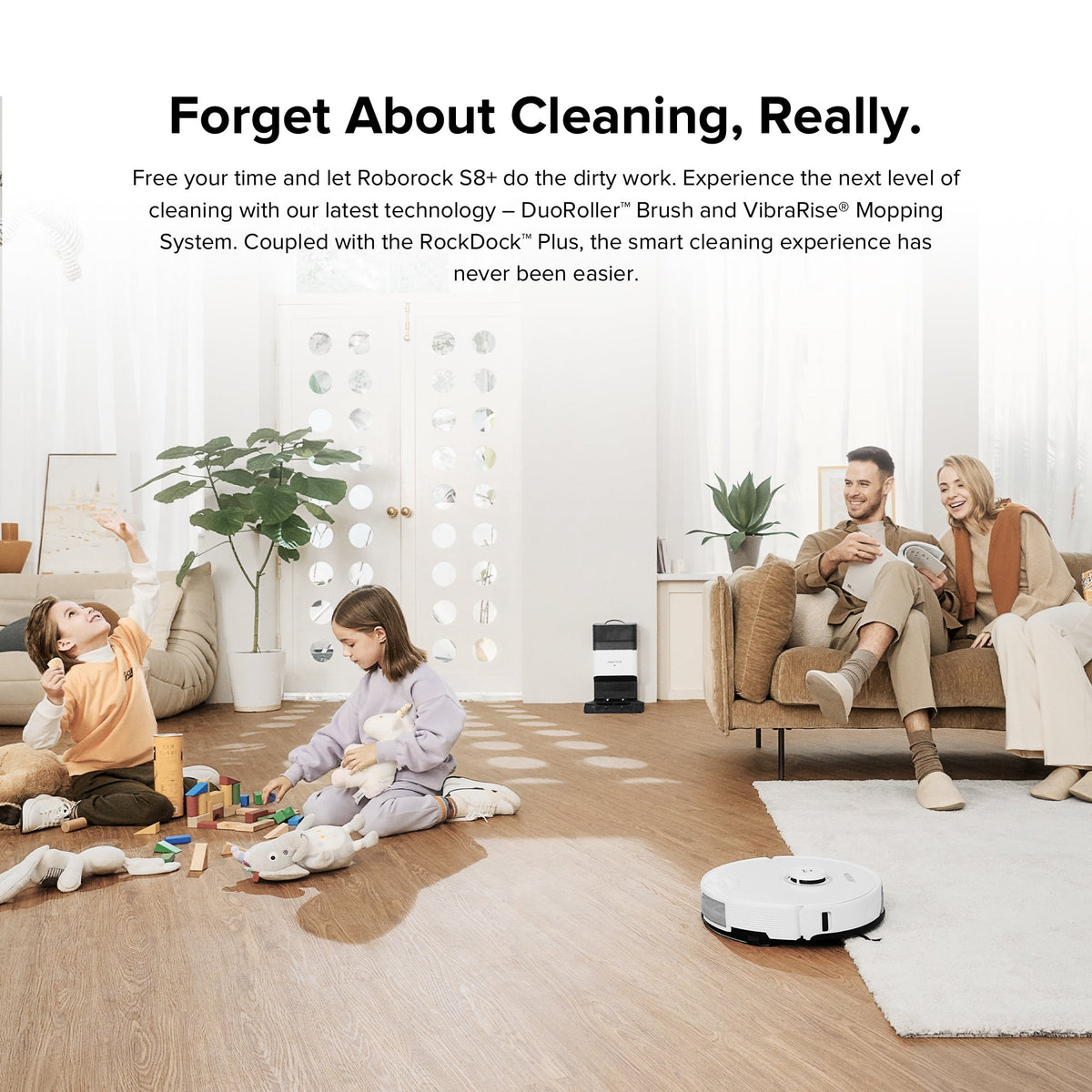 【Certified Refurbished 90% New】Roborock S8+ Robot Vacuum Cleaner