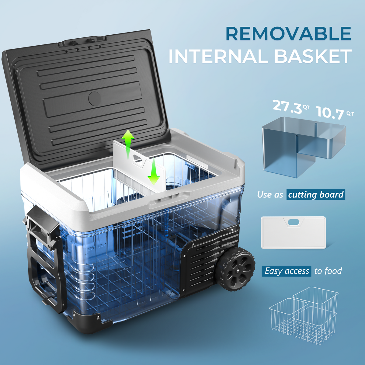 Euhomy Rover W2 Car Refrigerator (37QT/53QT)