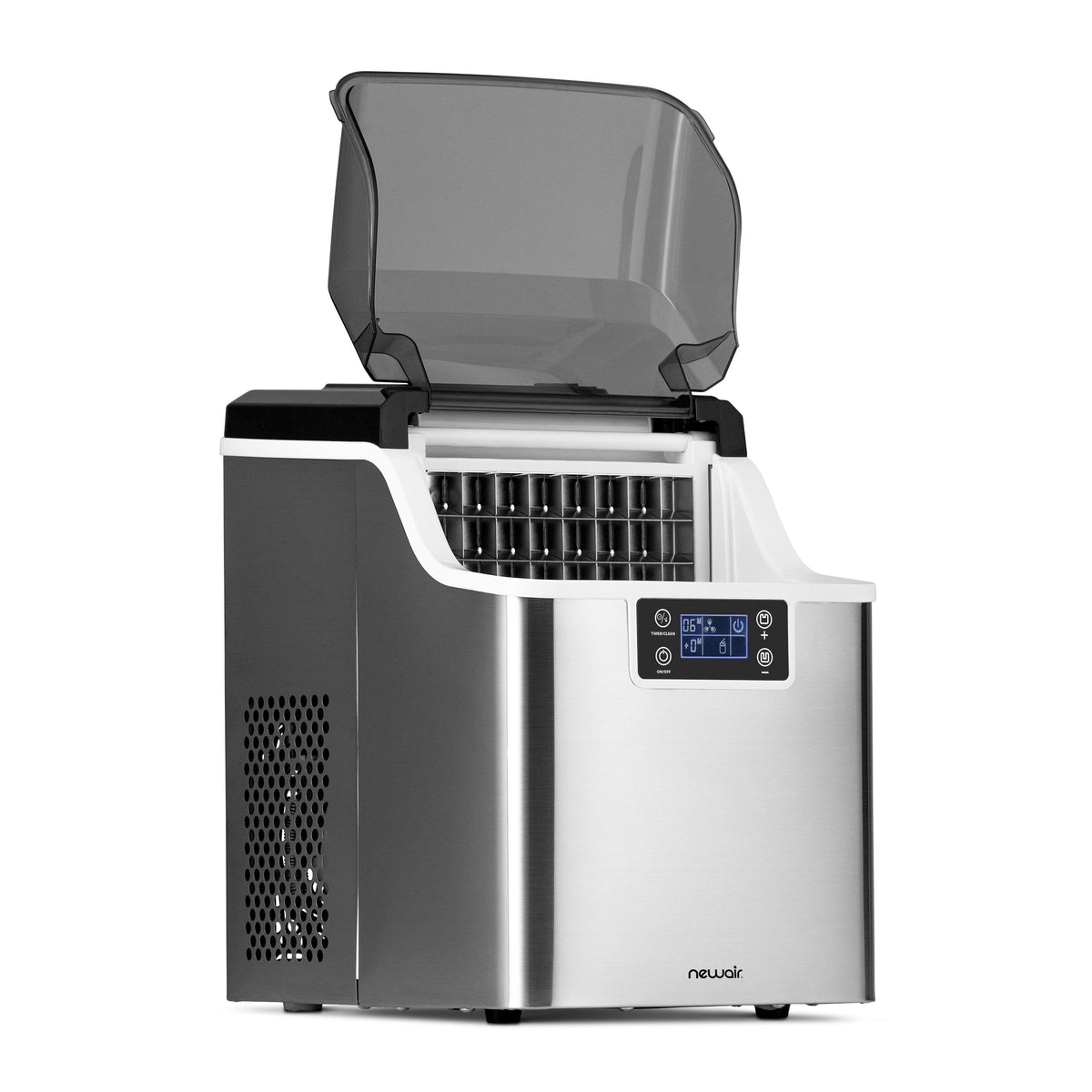 Newair® Countertop Ice Maker. Clear Ice, 45 lbs/day - Stainless Steel