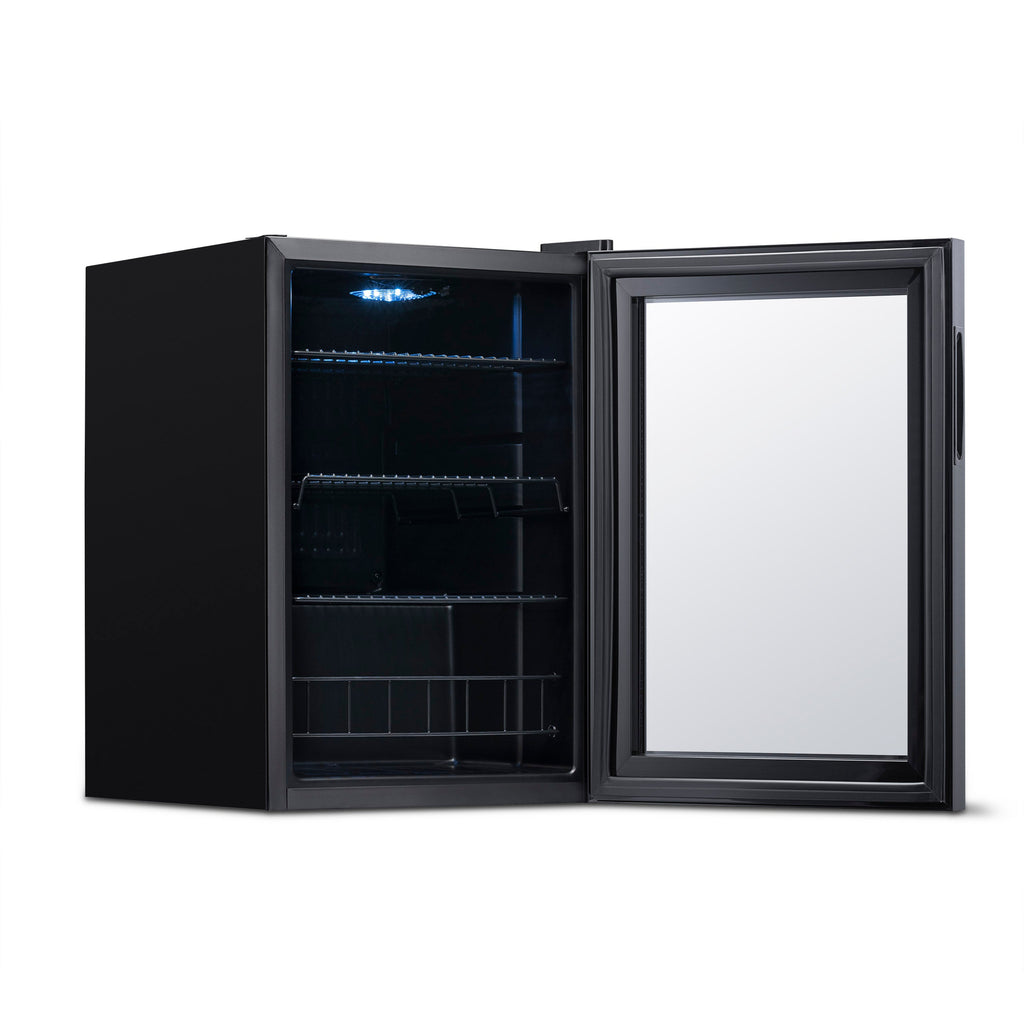 Newair® 90-Can Freestanding Black Beverage Fridge - 17"