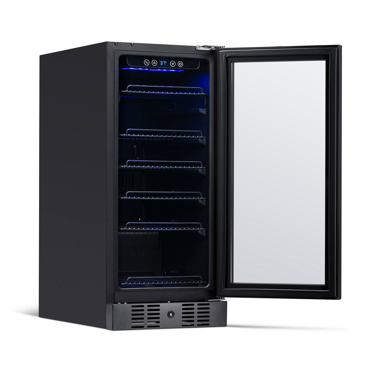 Newair® 96-Can Built-In Black Beverage Fridge - 15"