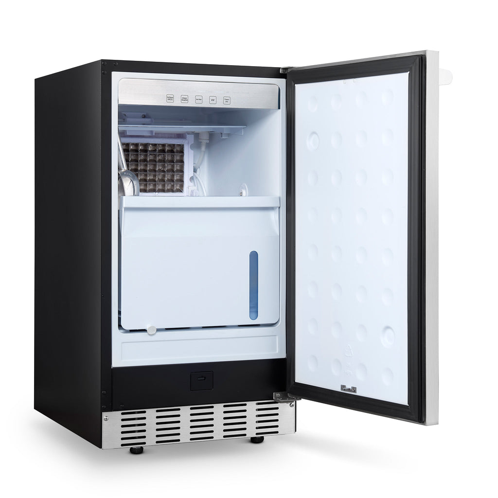 Newair 18” Undercounter Clear Ice Maker, 62–100 lbs