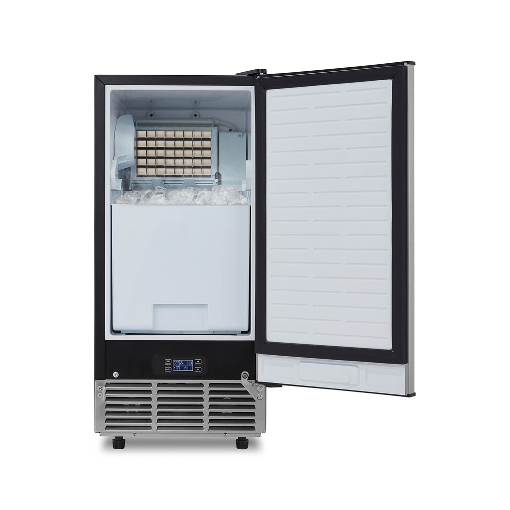 Newair® Undercounter Ice Maker for Home. Clear Ice, 80 lbs/day - Stainless Steel
