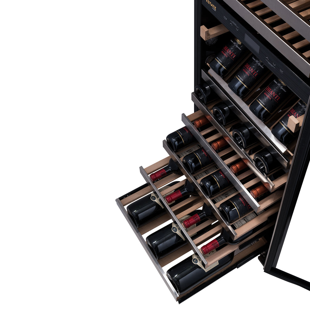 Newair® ESTATE 160-Bottle Freestanding Stainless Steel Wine Fridge - 29"