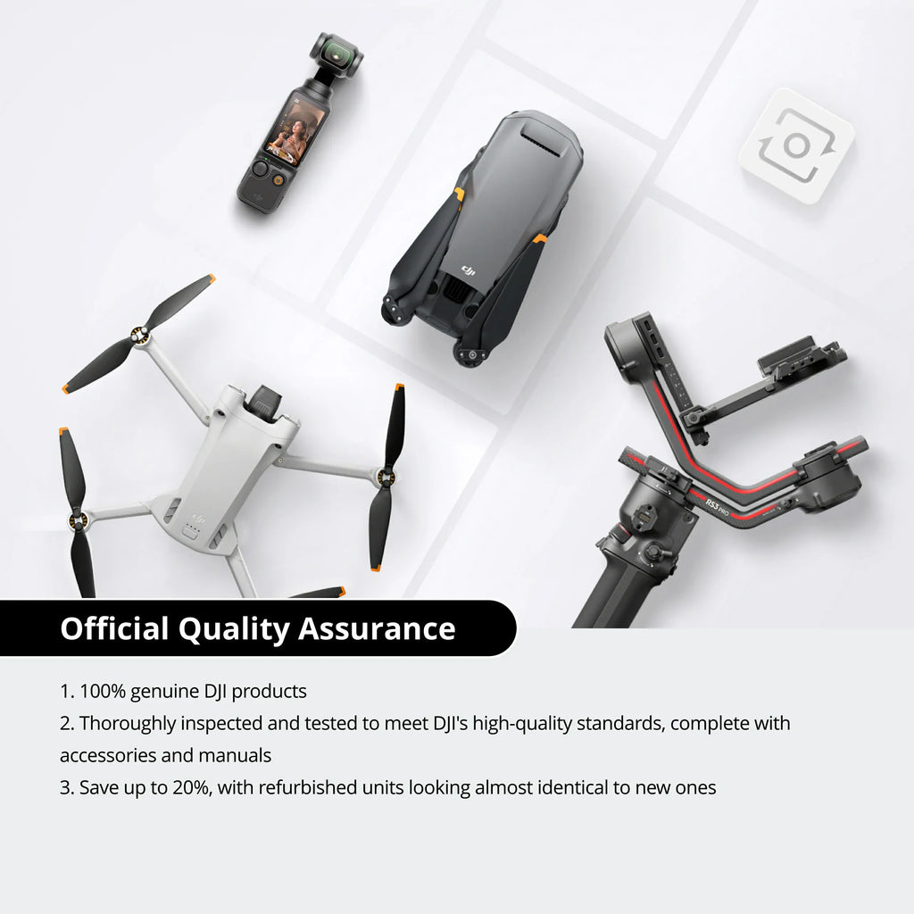 DJI Mini 3 (DJI RC-N1) (Refurbished Unit)