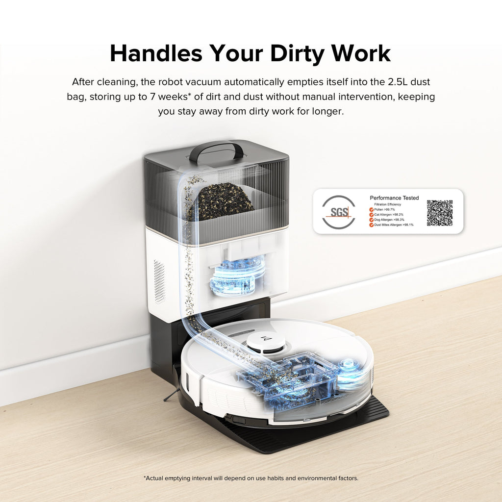 【Certified Refurbished 90% New】Roborock S8+ Robot Vacuum Cleaner