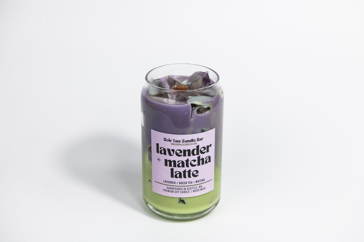 Iced Lavender Matcha Latte Candle