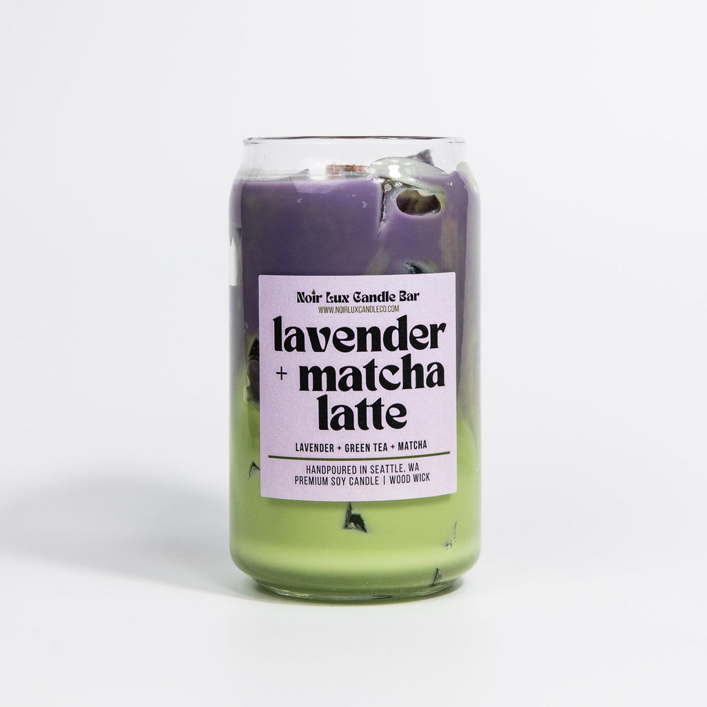 Iced Lavender Matcha Latte Candle