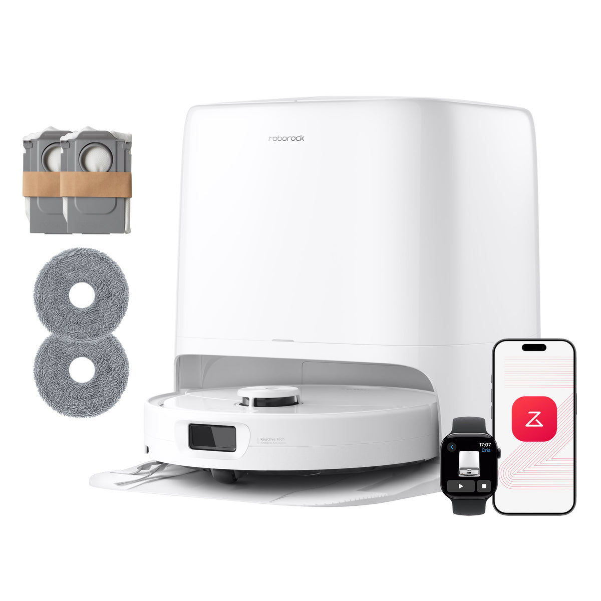 Roborock Qrevo 2 Pro Set Robot Vacuum with Auto Mop Removal