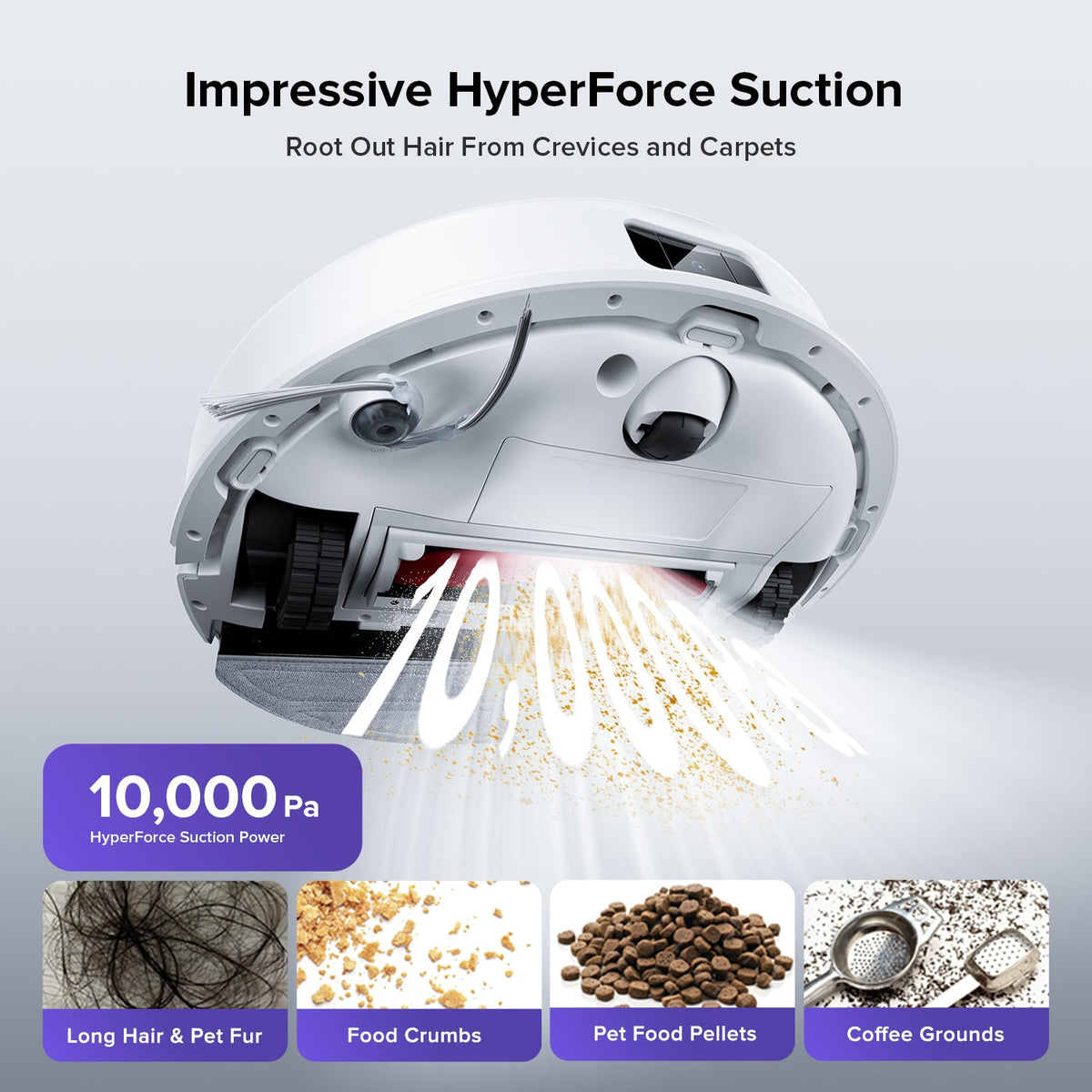 Roborock Q10 S5 Robot Vacuum and Mop with 10,000 Pa Power Suction
