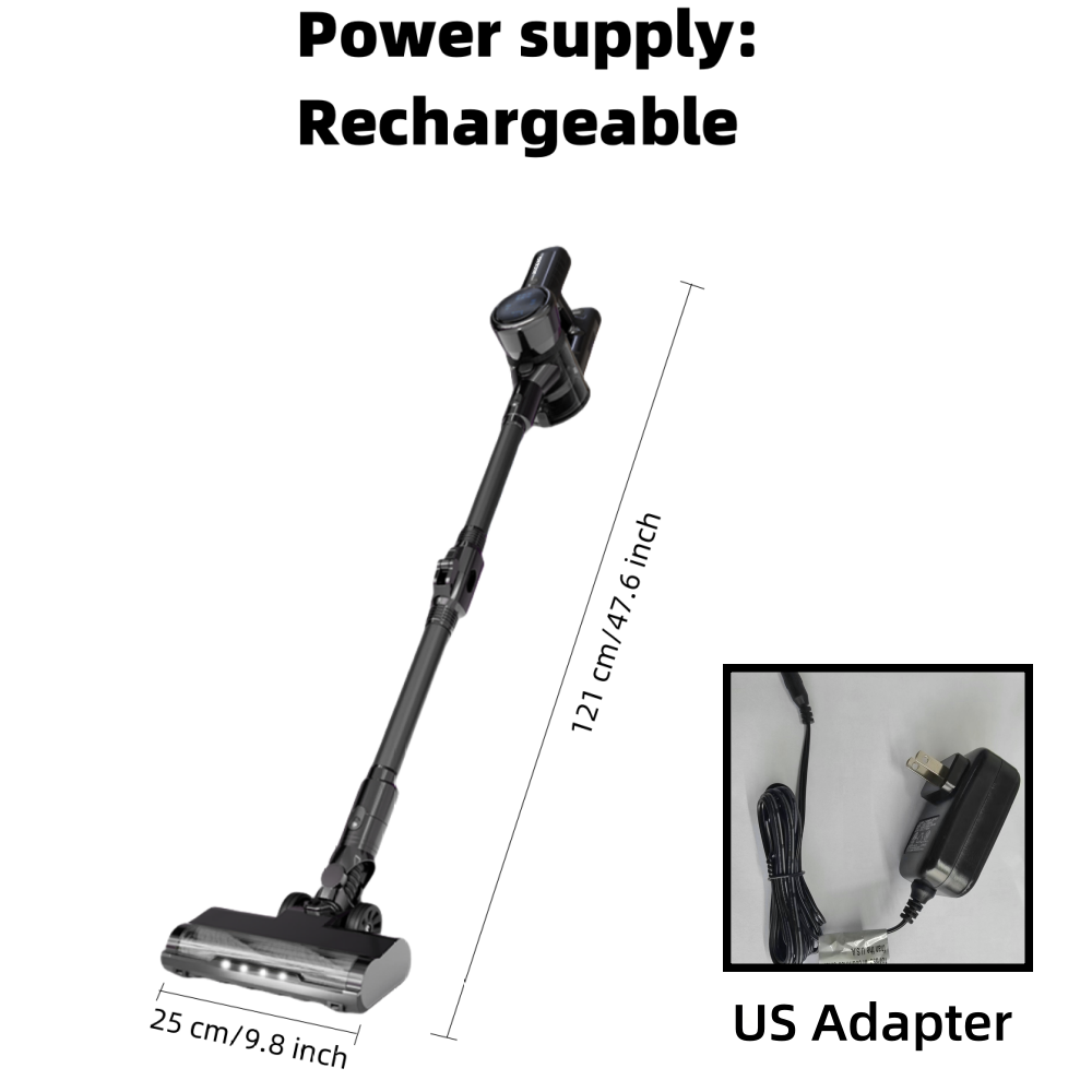 POWERCLEANY™ V8 ULTIMATE FLEX CLEANING POWER VACUUM (BLACK EDITION)