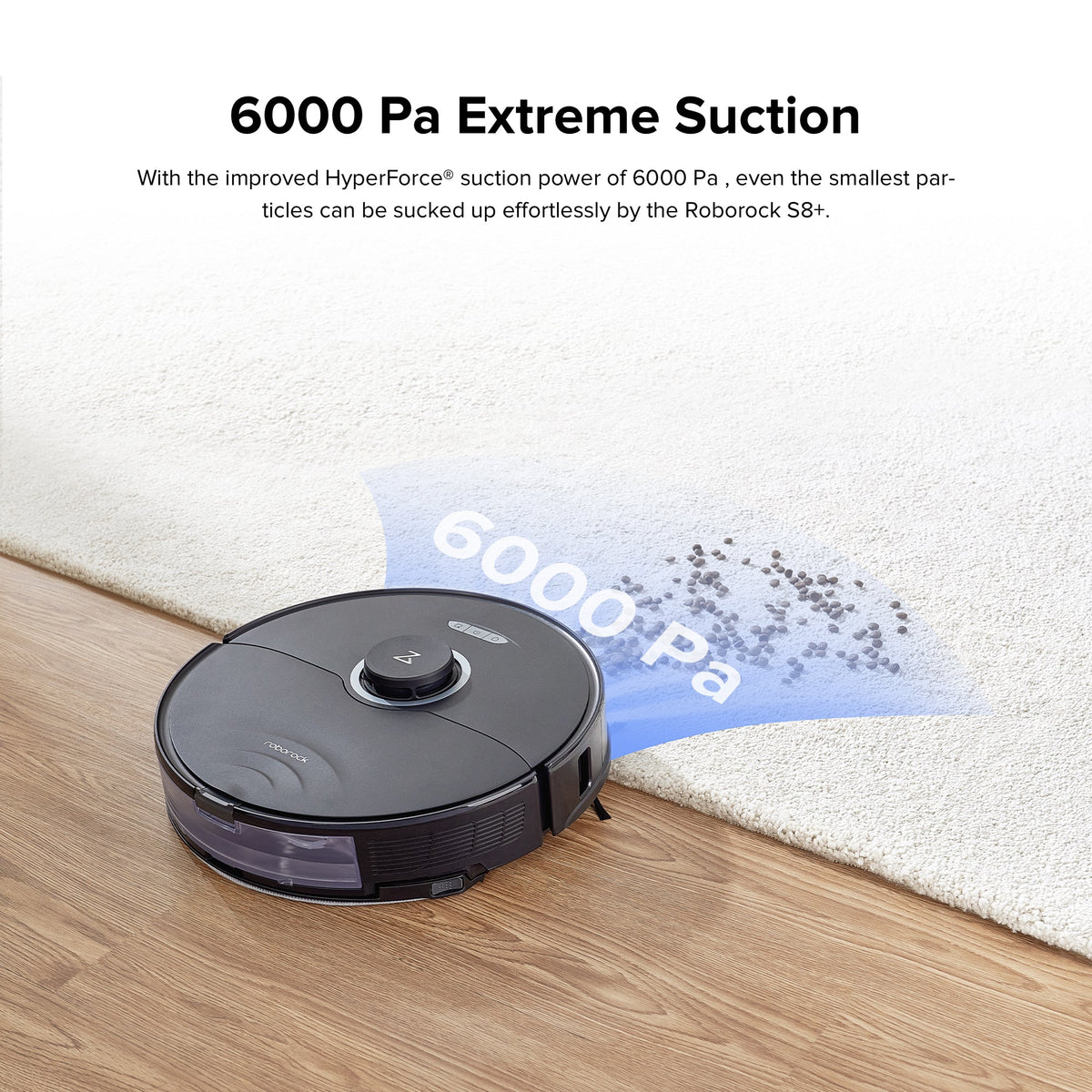 【Certified Refurbished 90% New】Roborock S8+ Robot Vacuum Cleaner