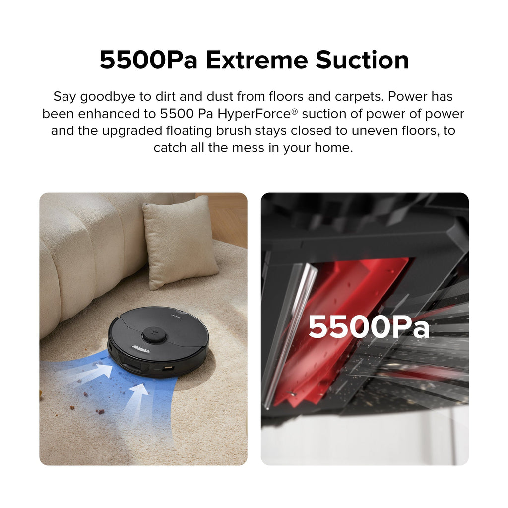 【Certified Refurbished 90% New】Roborock S7 Max Ultra Robot Vacuum with RockDock® Ultra