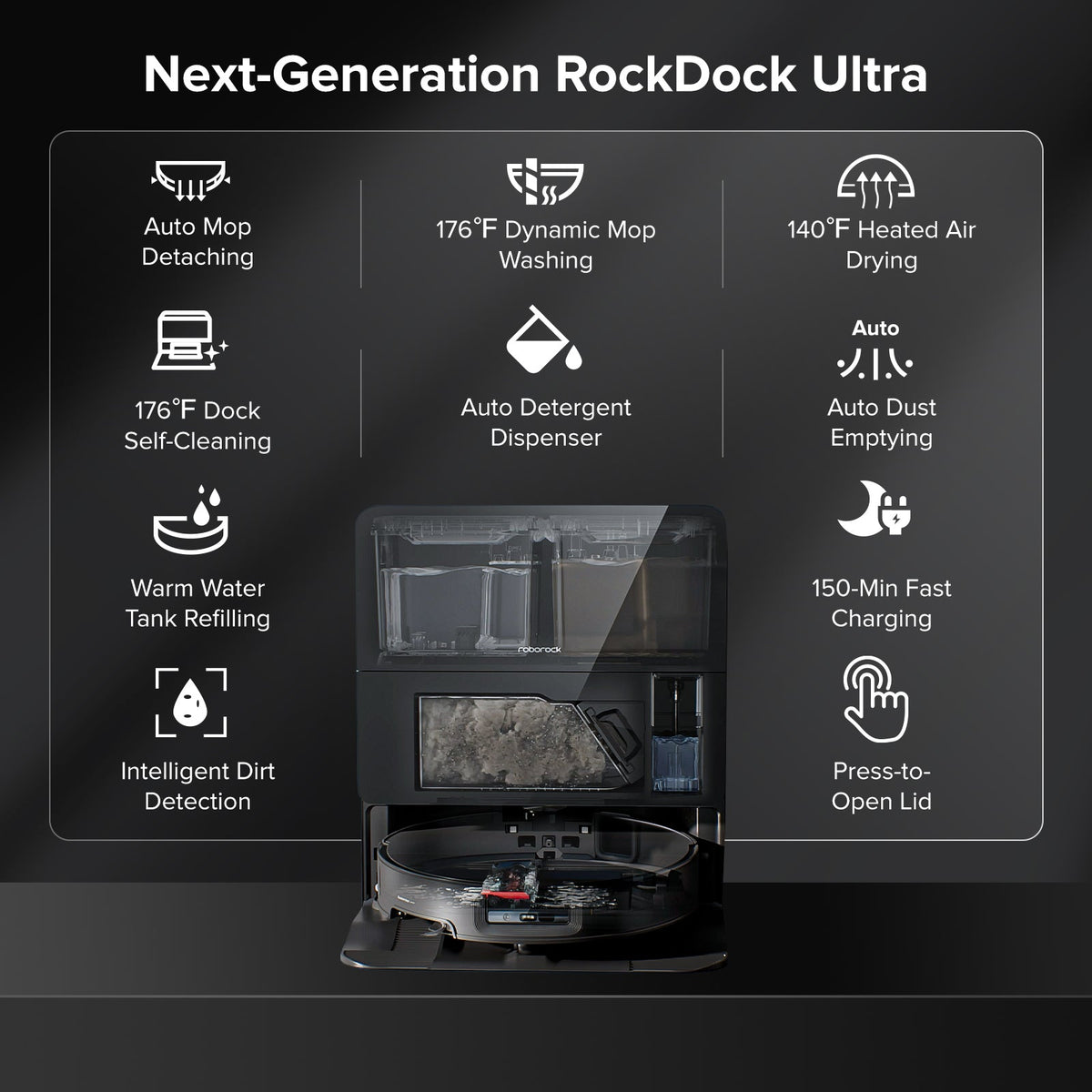 Roborock Saros 10 Robot Vacuum with Dual Anti-tangle System (Upgraded from S8 MaxV Ultra)