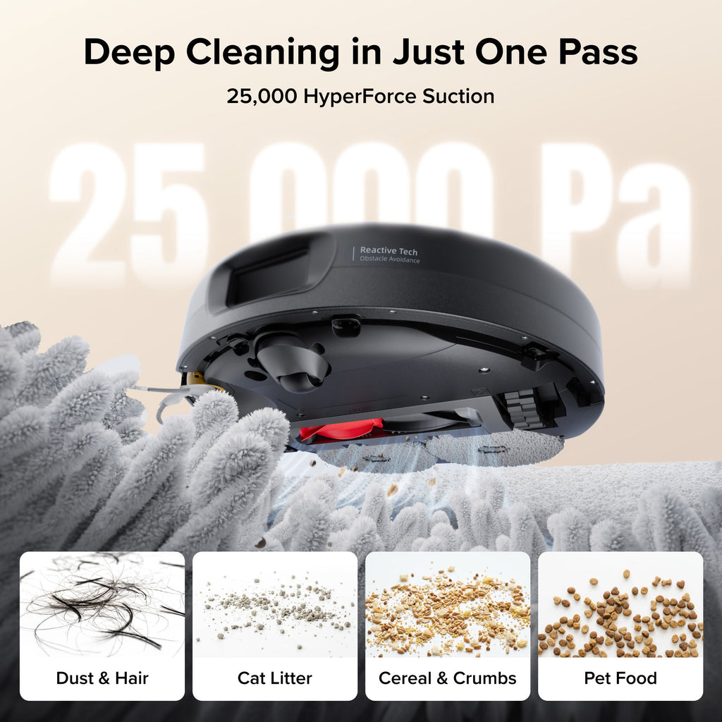 Roborock Qrevo 2 Pro Set Robot Vacuum with Auto Mop Removal