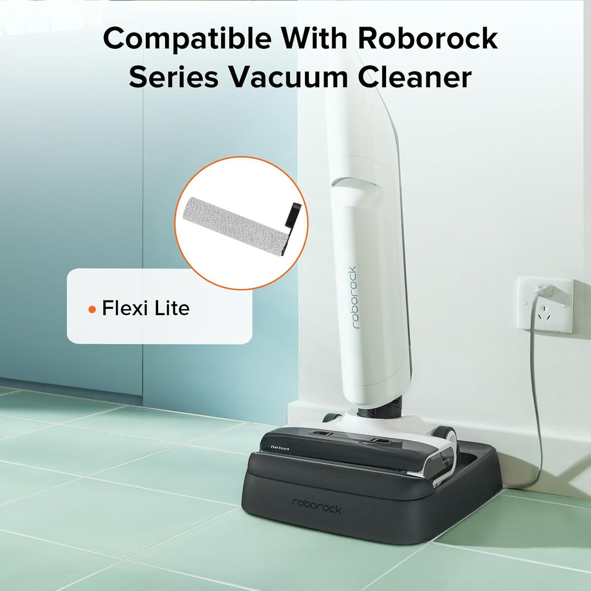 Roborock Soft Roller Brush for Flexi Lite Cordless Wet Dry Vacuum Cleaner-Point Program