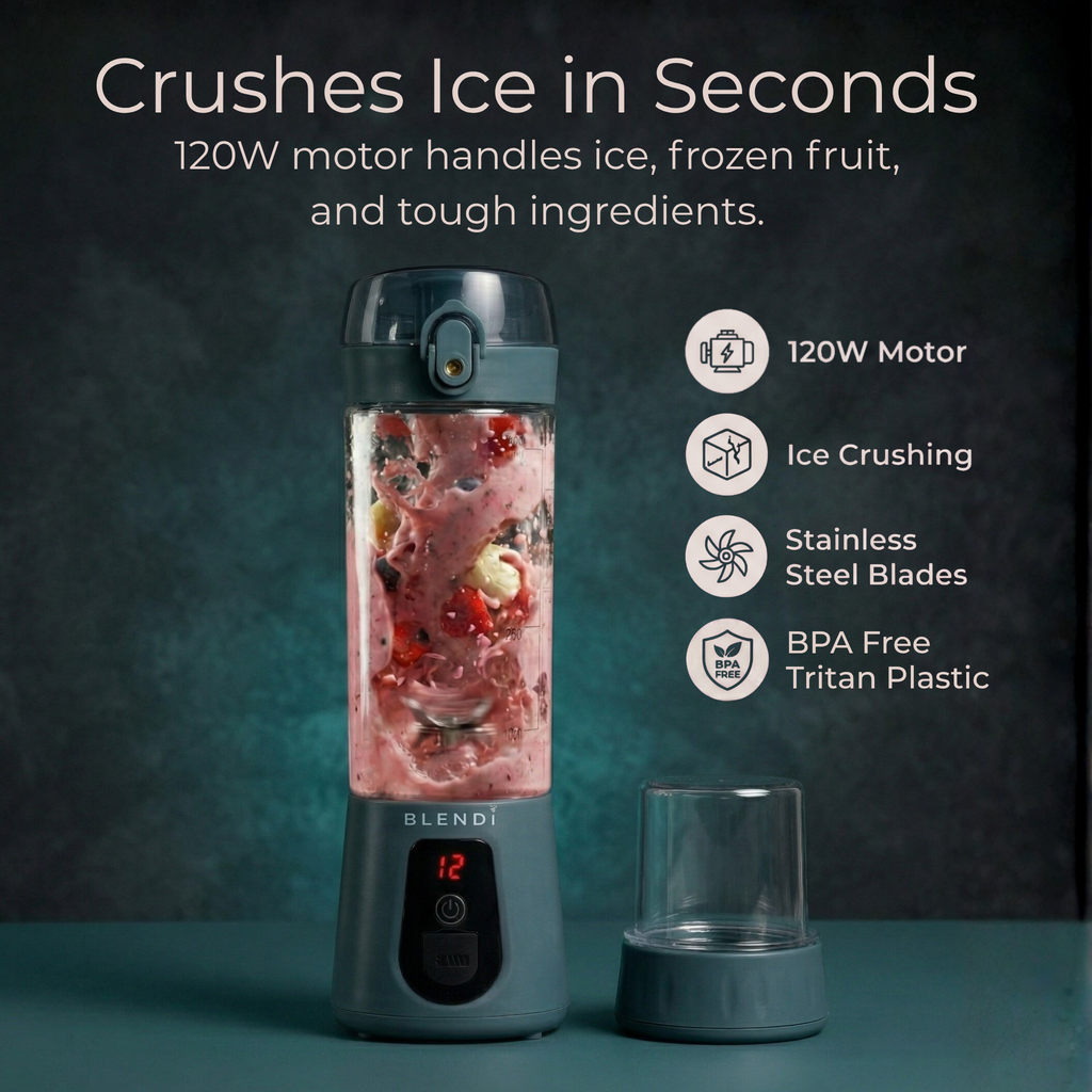 Pro+ Ice Crushing Portable Blender (17oz) - Goody