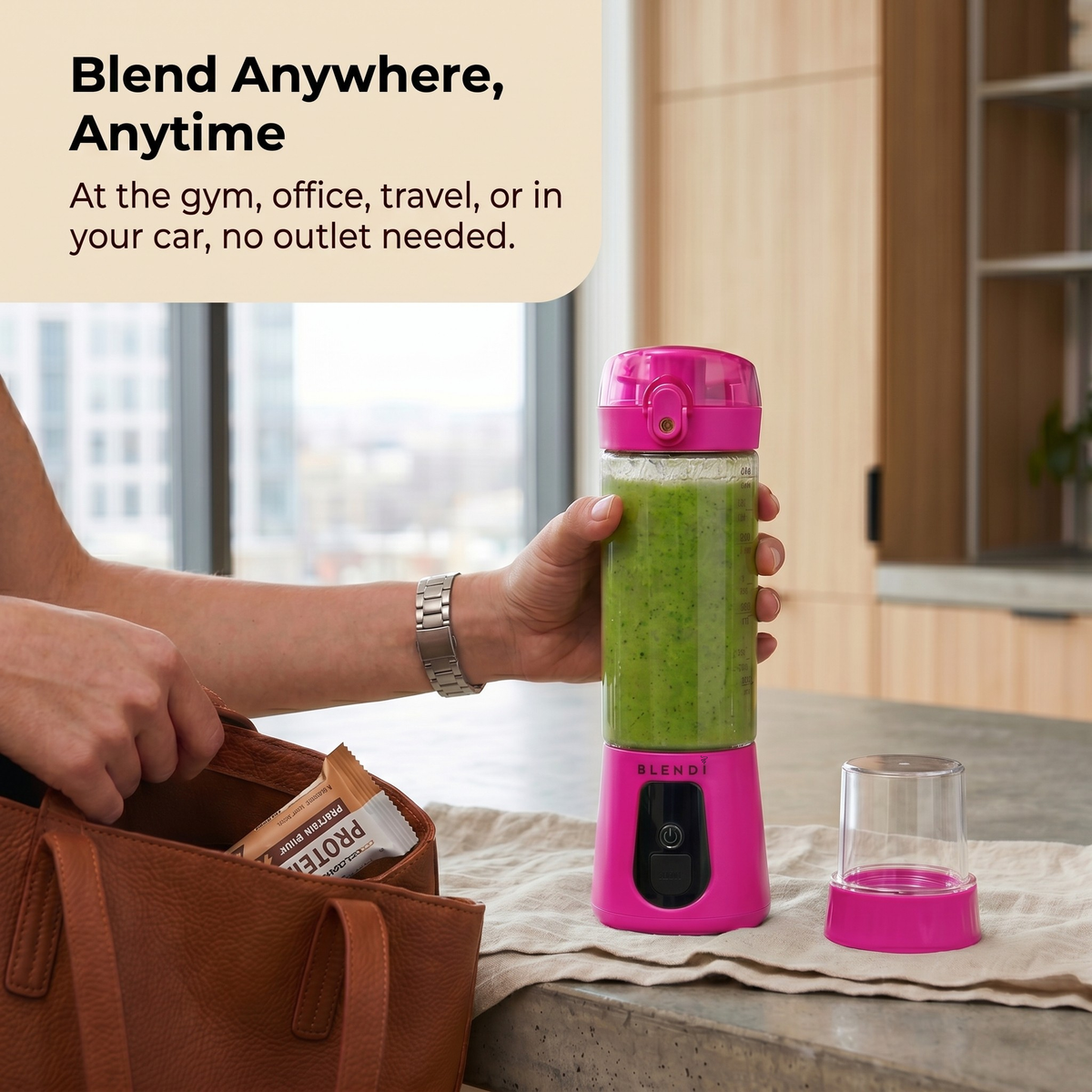 Pro+ Ice Crushing Portable Blender (17oz) - Goody