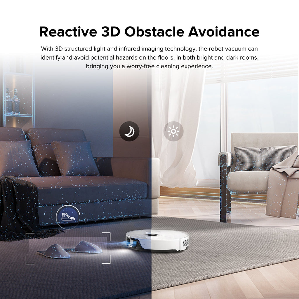 【Certified Refurbished 90% New】Roborock S8+ Robot Vacuum Cleaner
