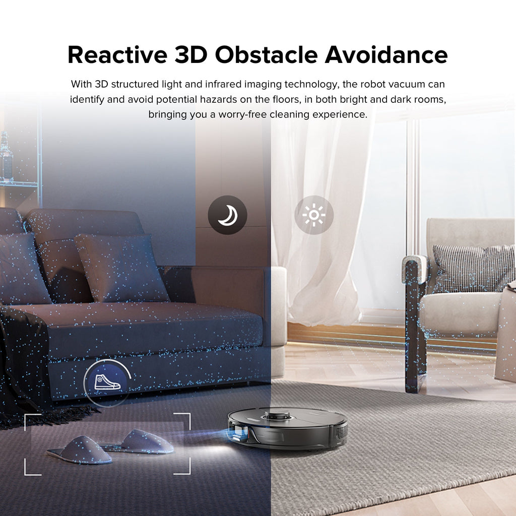 【Certified Refurbished 90% New】Roborock S8+ Robot Vacuum Cleaner