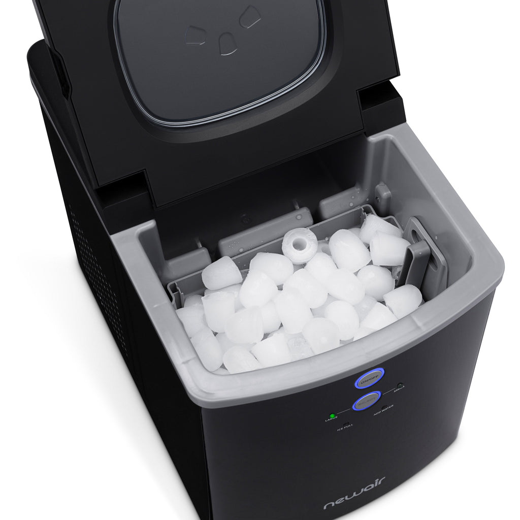 Newair® Countertop Ice Maker. Bullet Ice, 33 lbs/day - Black