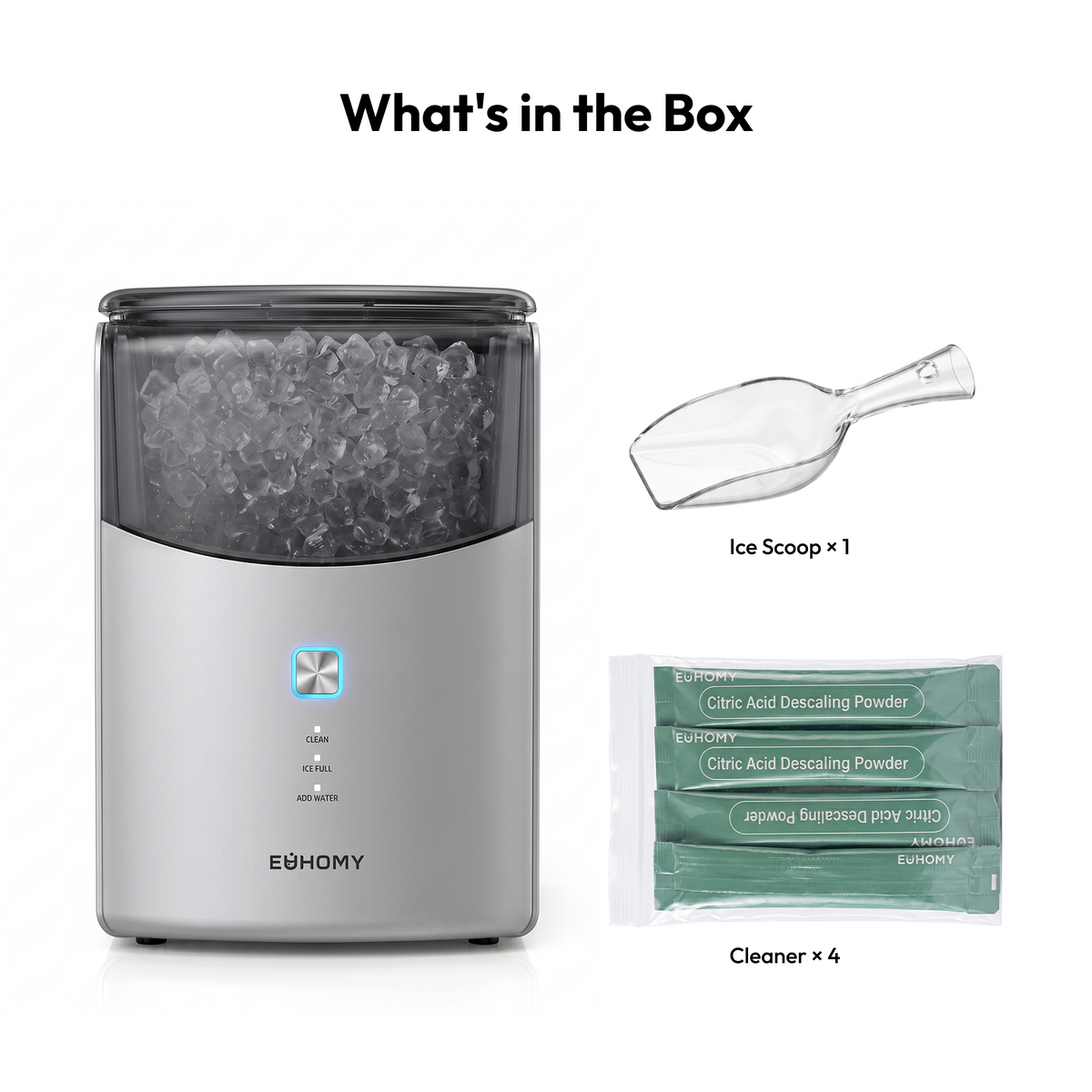 Euhomy Pearl L1 Max Nugget Ice Maker
