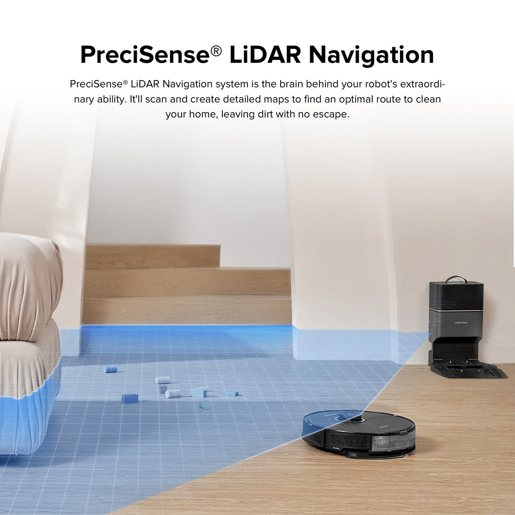 【Certified Refurbished 90% New】Roborock S8+ Robot Vacuum Cleaner