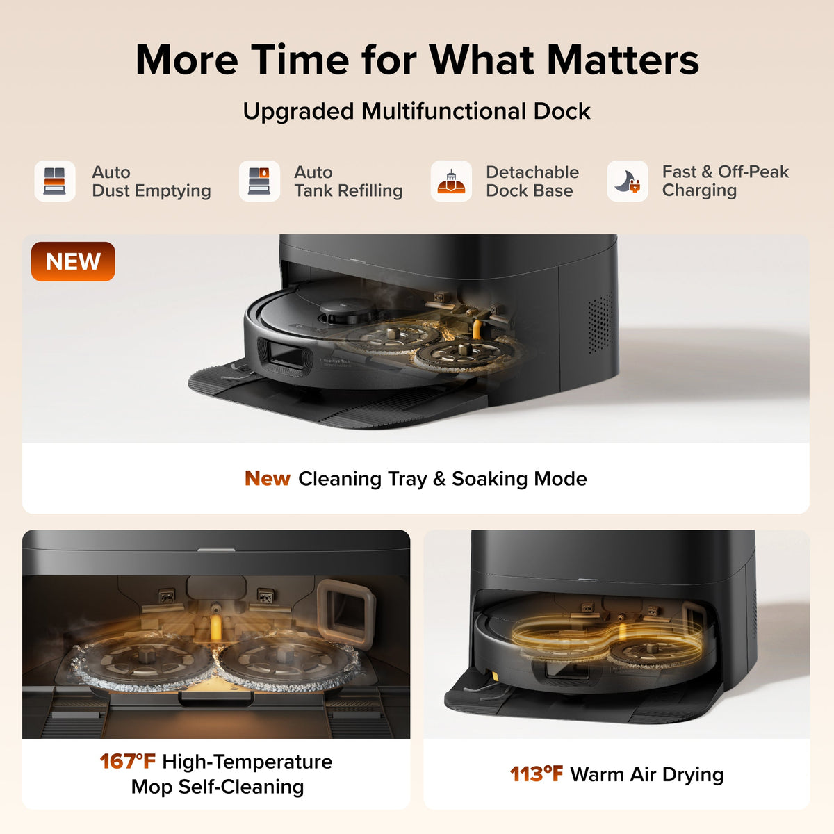 Roborock Qrevo 2 Pro Set Robot Vacuum with Auto Mop Removal