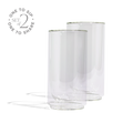 16oz Cove Clear Pint Glasses- Set of 2