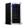 Newair® 27-Bottle 16.9" Stainless Steel Freestanding Wine Fridge