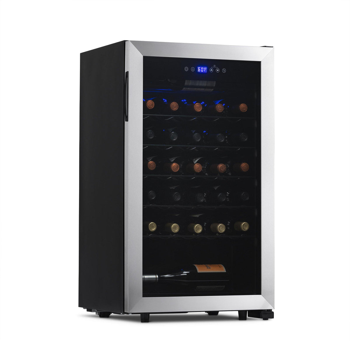 Newair® 33-Bottle 18.9" Stainless Steel Freestanding Wine Fridge