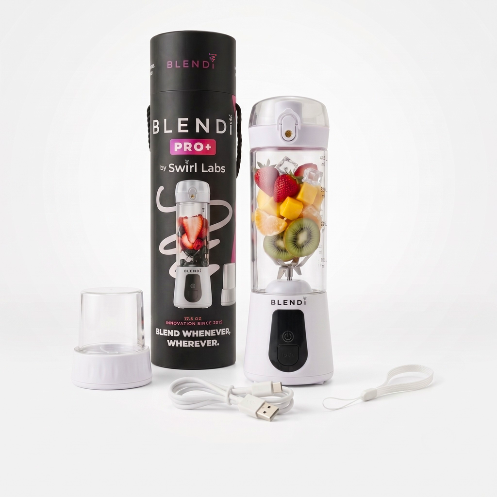 BLENDi Pro+ Portable Blender – 120W, 17oz, Crushes Ice, USB-C Rechargeable