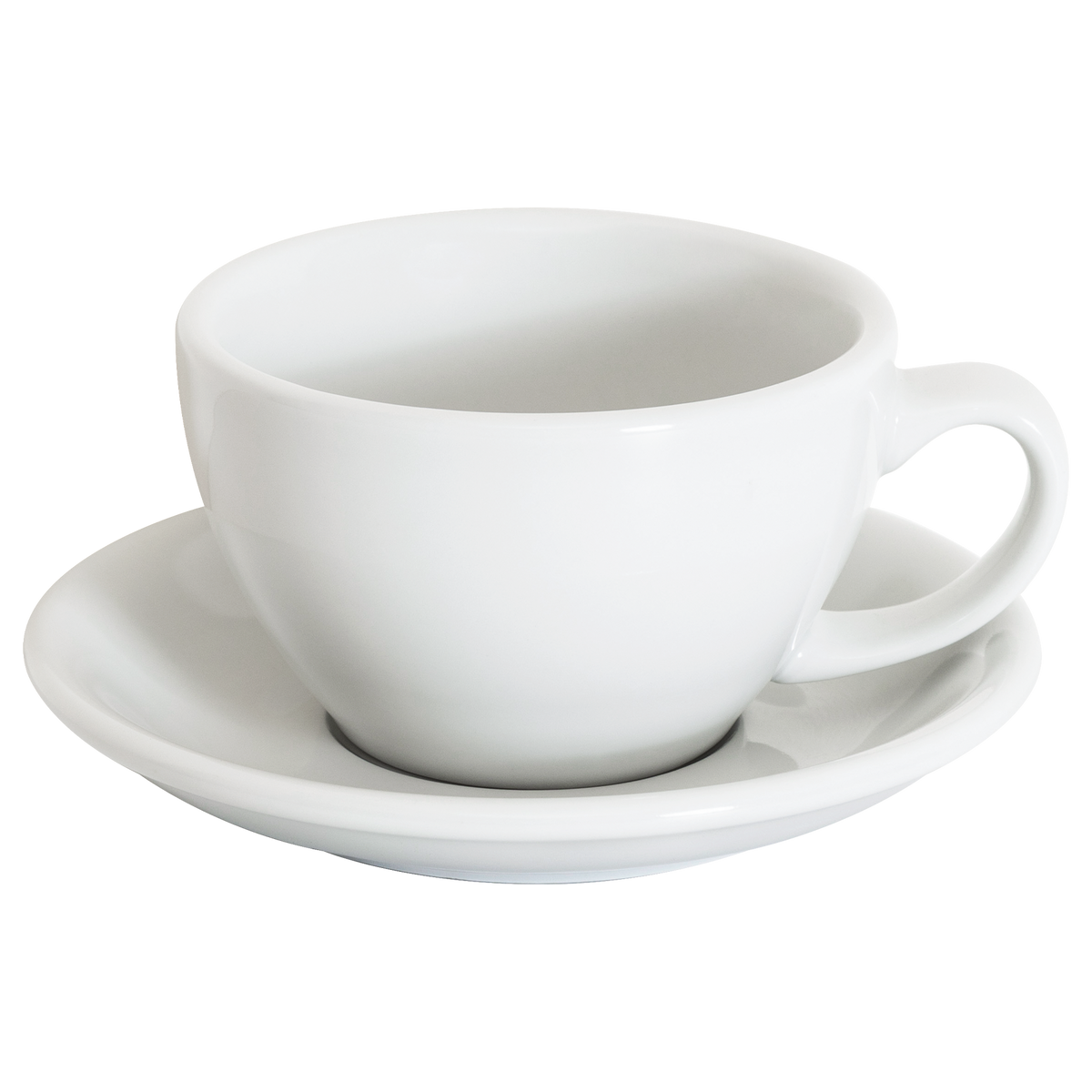 10 oz Egg Cafe Latte Cup and Saucer - Original Colors