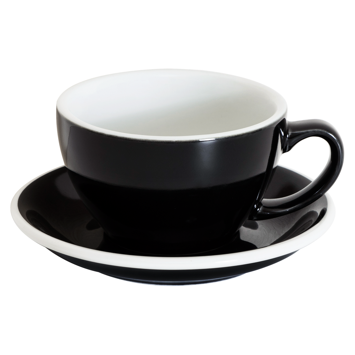 10 oz Egg Cafe Latte Cup and Saucer - Original Colors