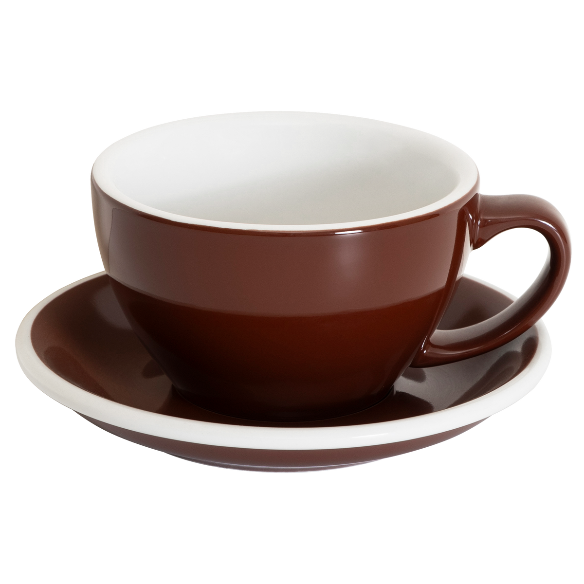 10 oz Egg Cafe Latte Cup and Saucer - Original Colors