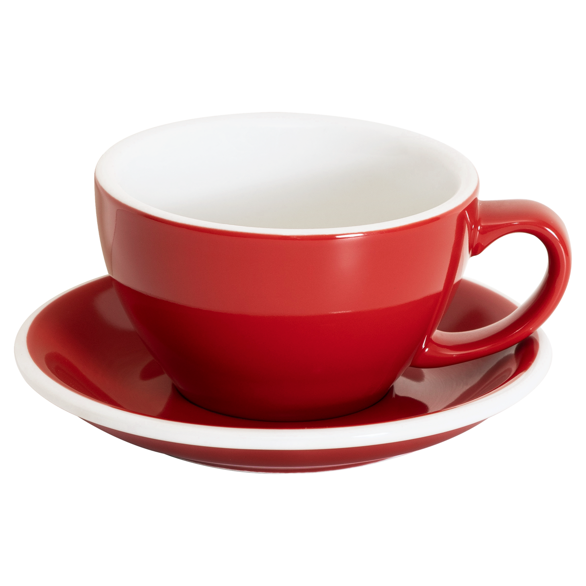10 oz Egg Cafe Latte Cup and Saucer - Original Colors