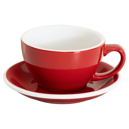 10 oz Egg Cafe Latte Cup and Saucer - Original Colors