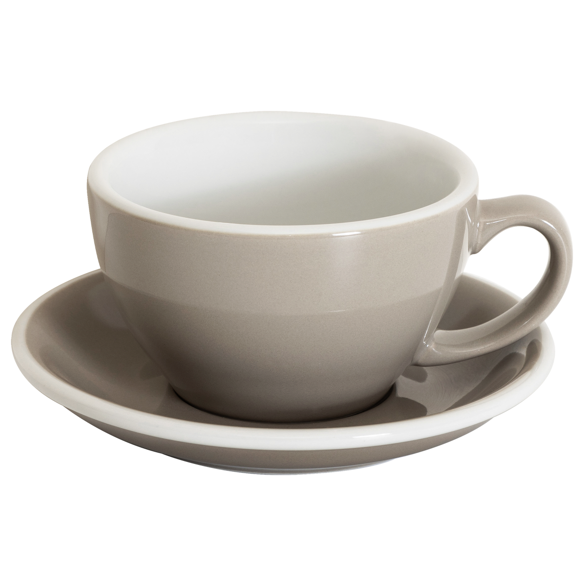 10 oz Egg Cafe Latte Cup and Saucer - Original Colors