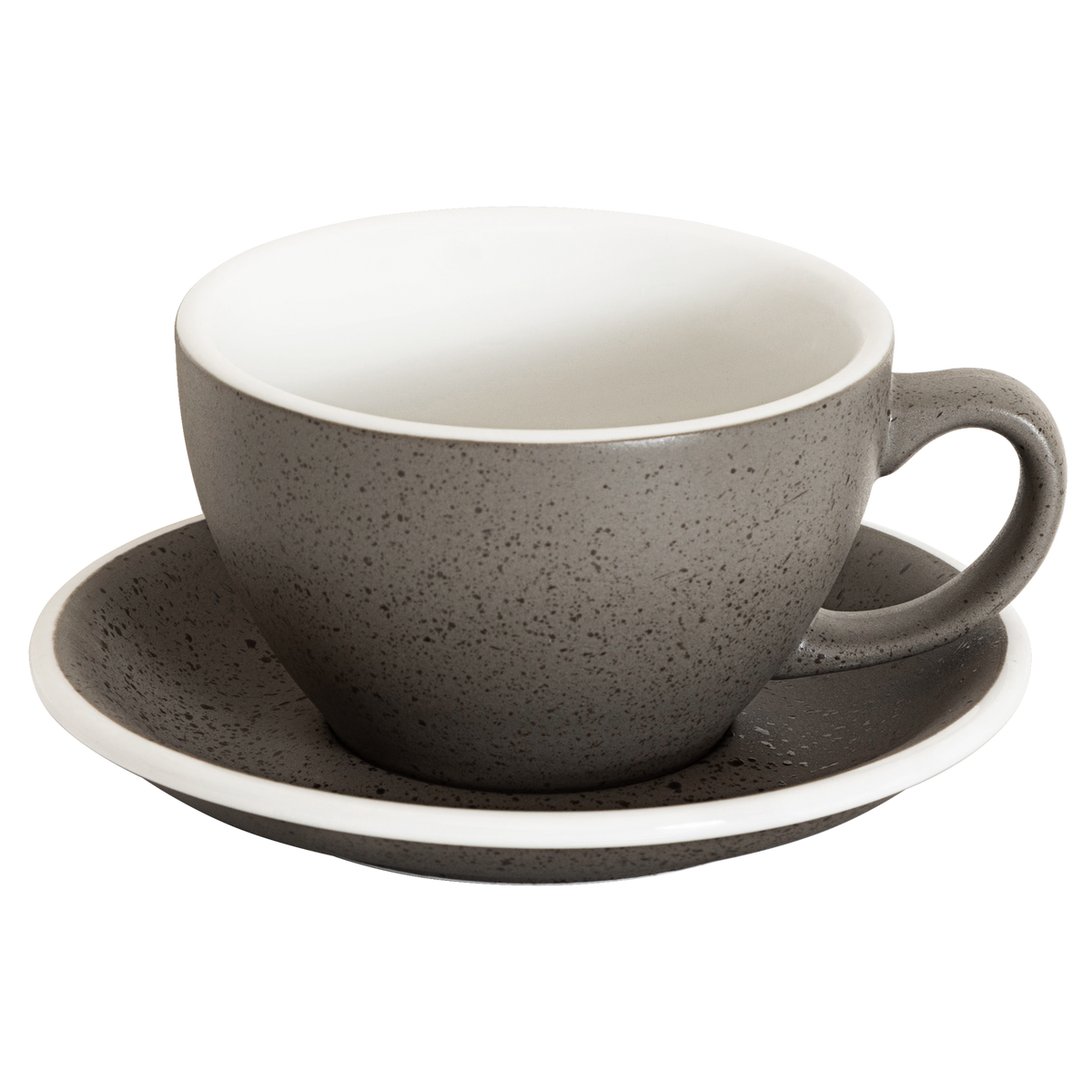 10 oz Egg Cafe Latte Cup and Saucer - Potters Colors