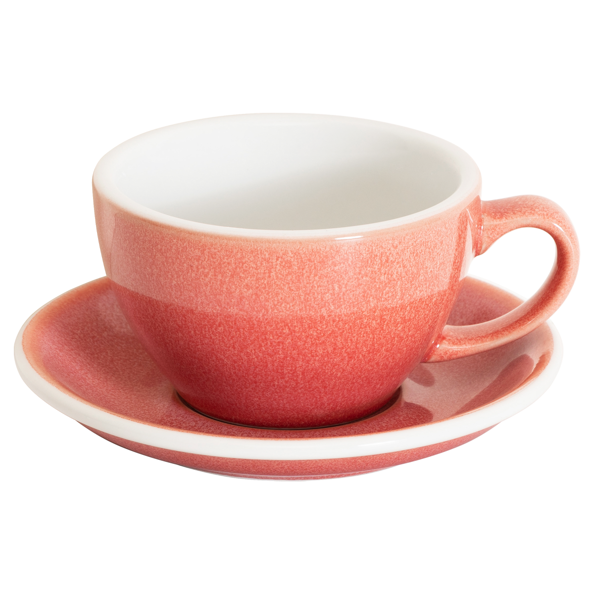 10 oz Egg Cafe Latte Cup and Saucer - Potters Colors