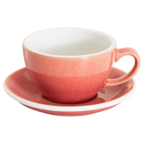10 oz Egg Cafe Latte Cup and Saucer - Potters Colors