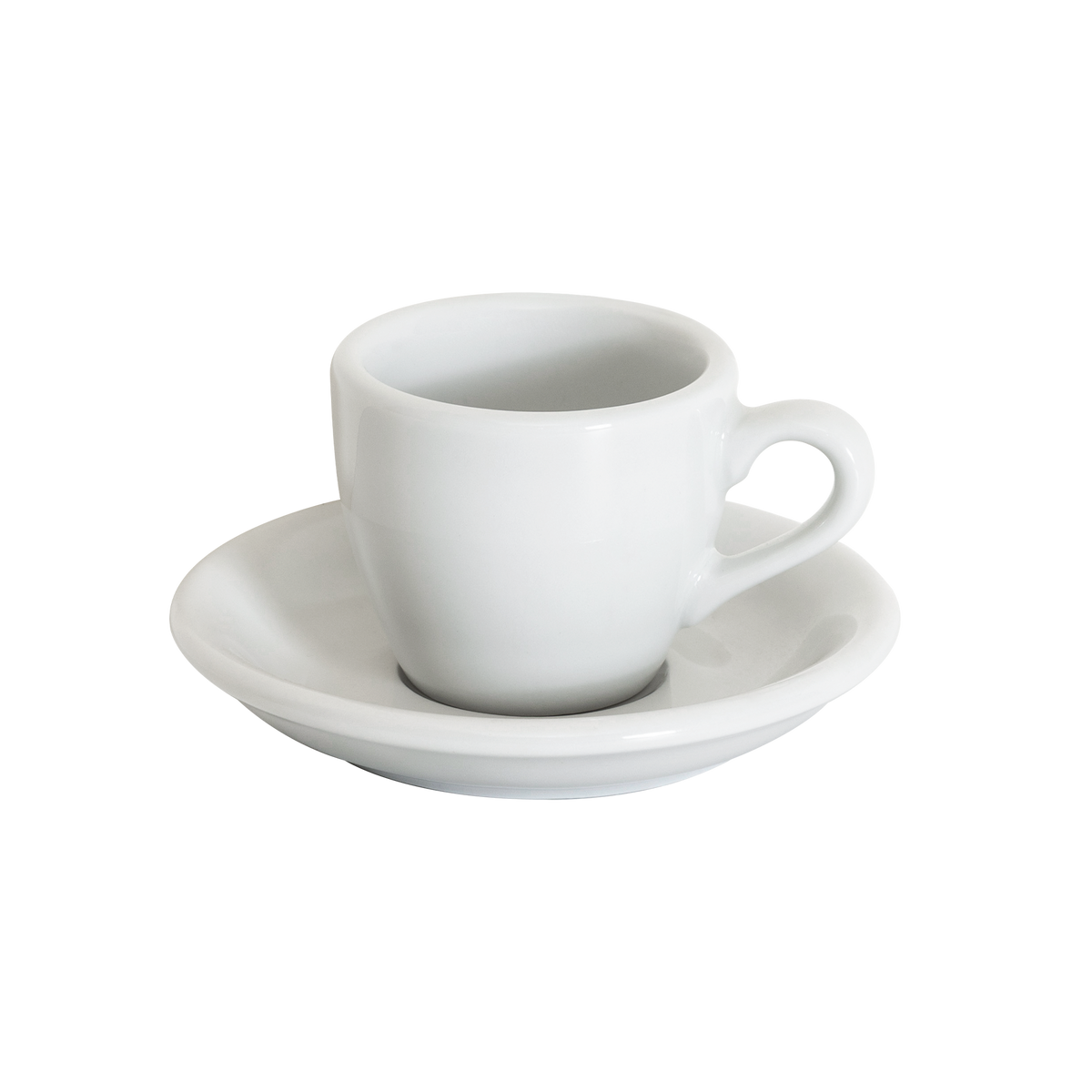2.5 oz Egg Espresso Cup and Saucer - Original Colors